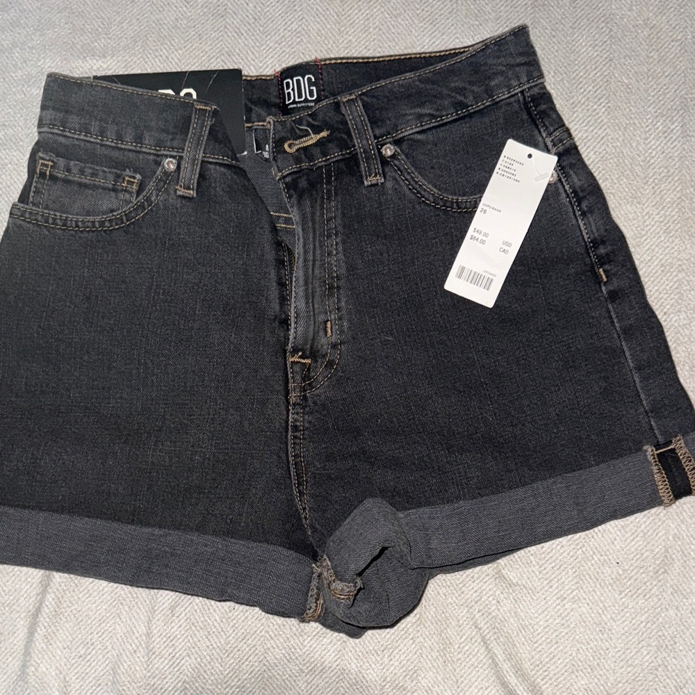 BDG Women's Dark Gray Jean Shorts